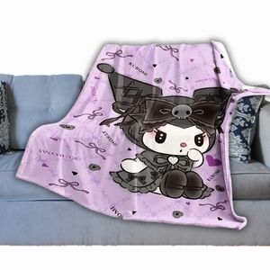 Kuromi Flannel Fleece Blanket